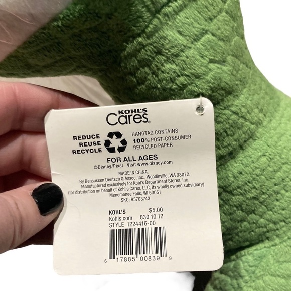 DISNEY Pixar - Toy Story Rex Plush Toy - Stuffed Animal - NWT - Picture 9 of 10